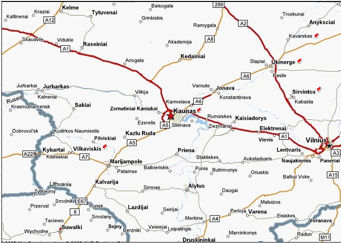 Kaunas and sorroundings